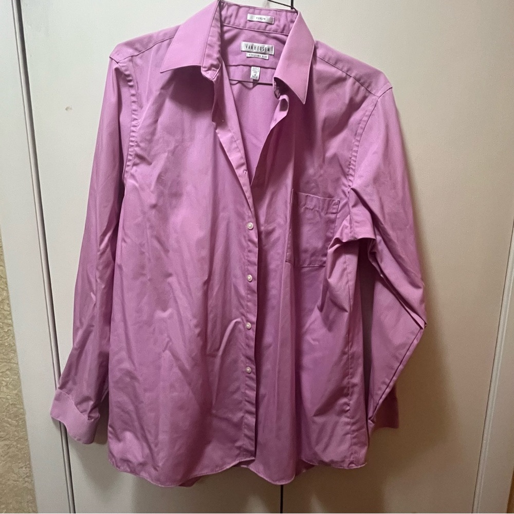 Van Heusen Men's Dress Shirt - Pink